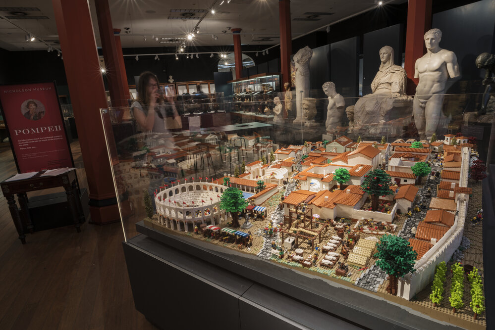 Lego Pompeii at Nicholson Museum