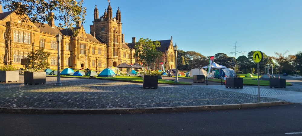 Pro-Palestinian Protest Encampment