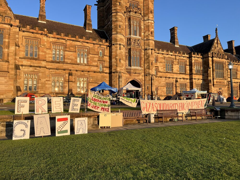 Pro-Palestinian Protest Encampment