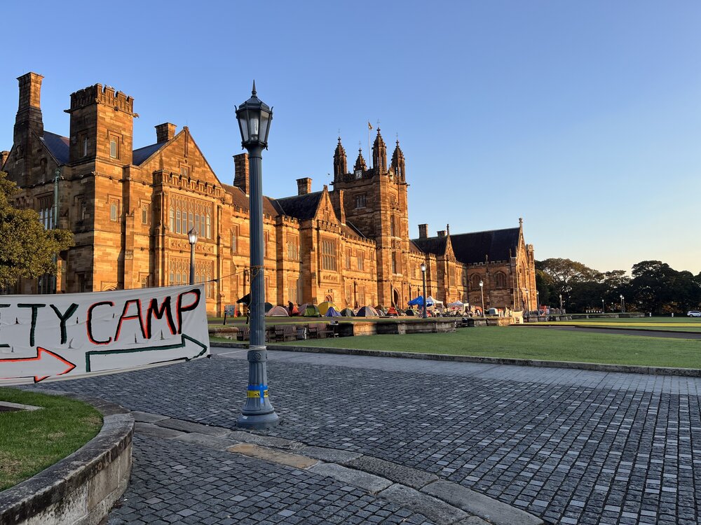 Pro-Palestinian Protest Encampment