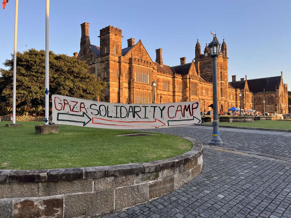 Pro-Palestinian Protest Encampment