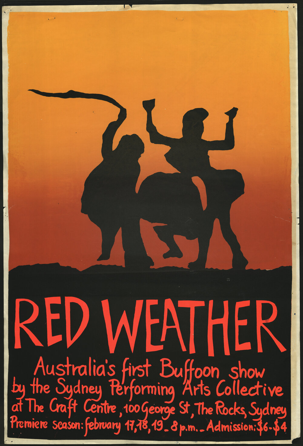 Red Weather: Australia's First Buffoon Show by the Sydney Performing Arts Centre