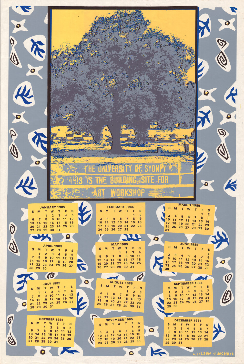 Tin Sheds Calendar