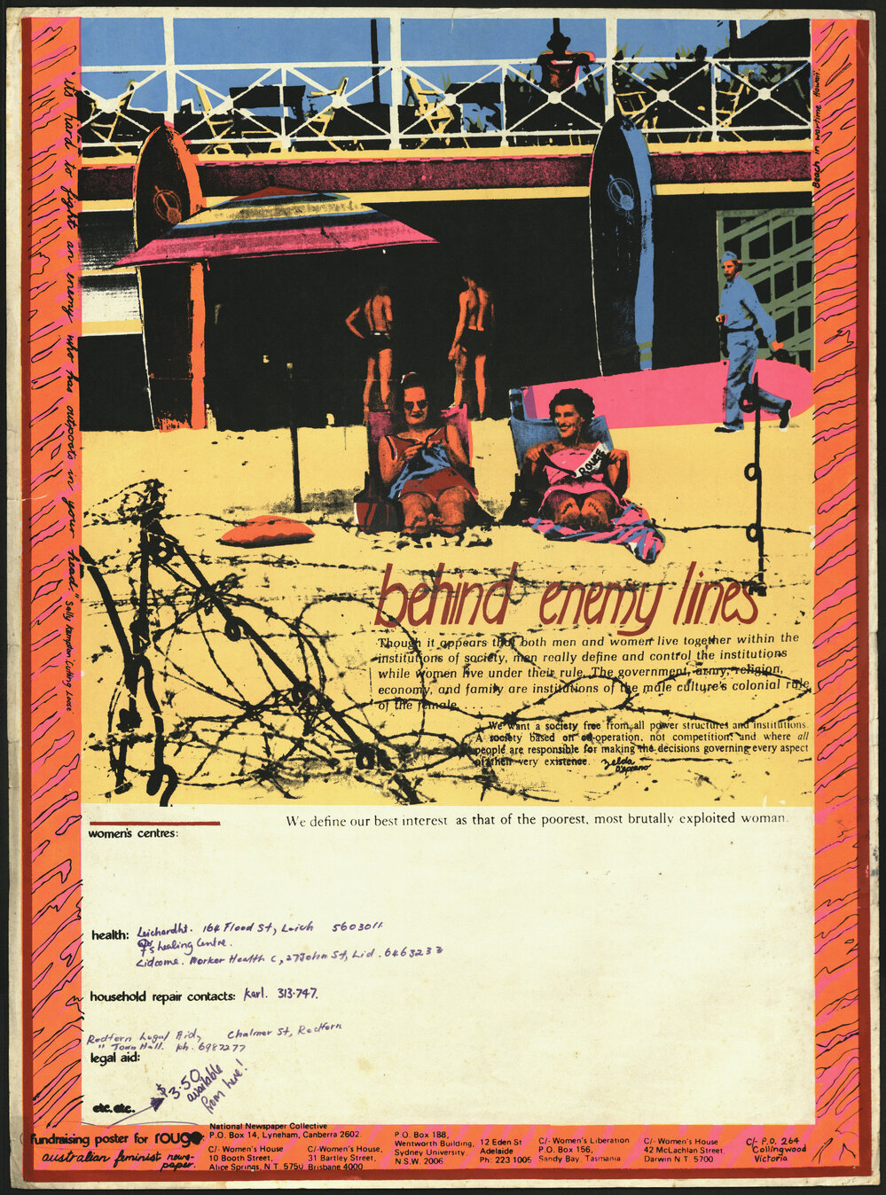 Behind Enemy Lines: Fundraising Poster for Rouge