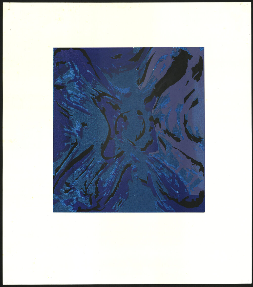 Untitled [Blue Abstract]