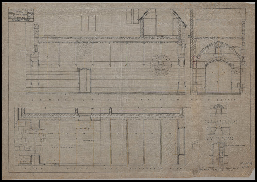 Main Building - Detail of Stonework and Vaulting in Passage No 3