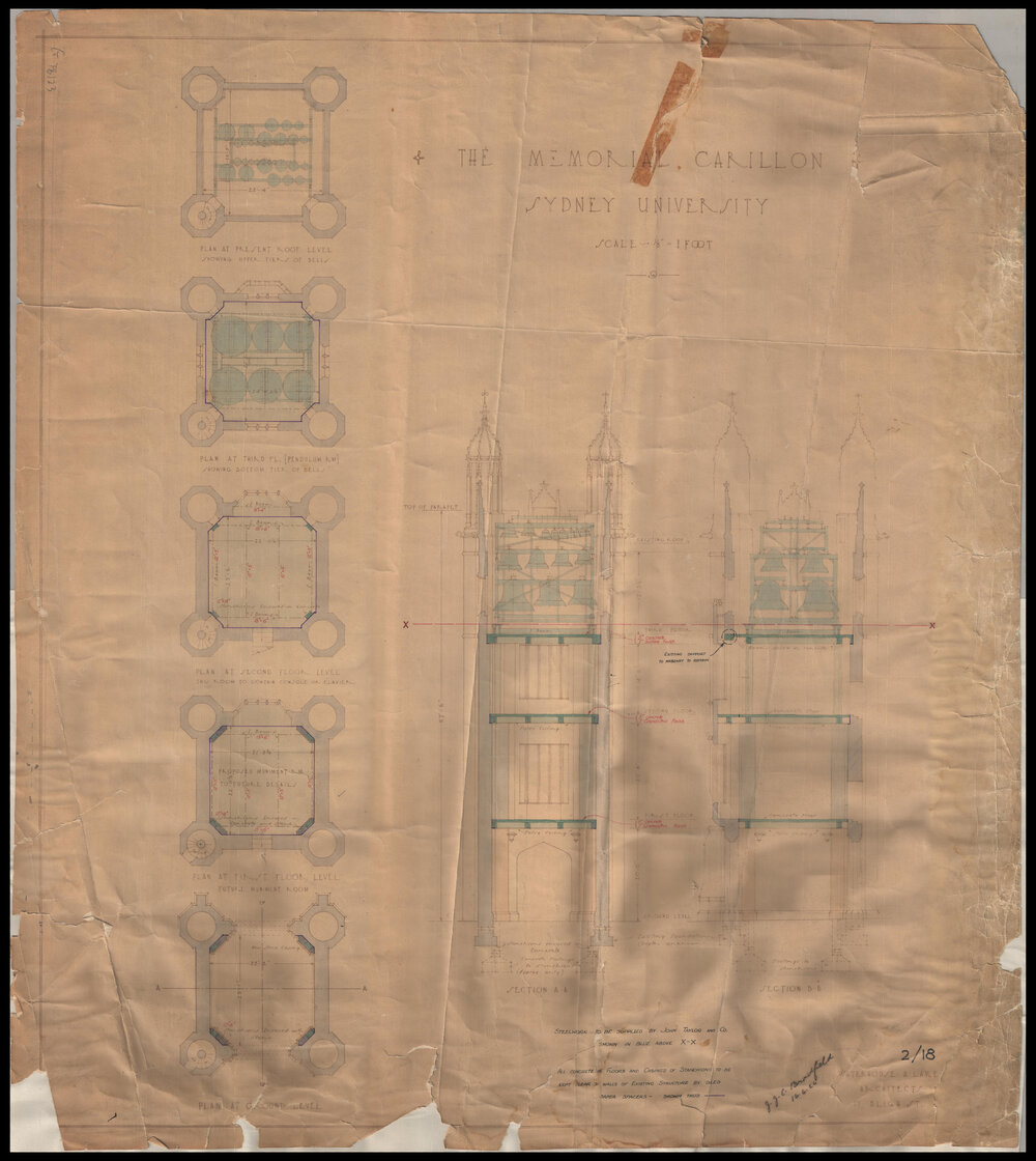 The Memorial Carillon - Floor Plans