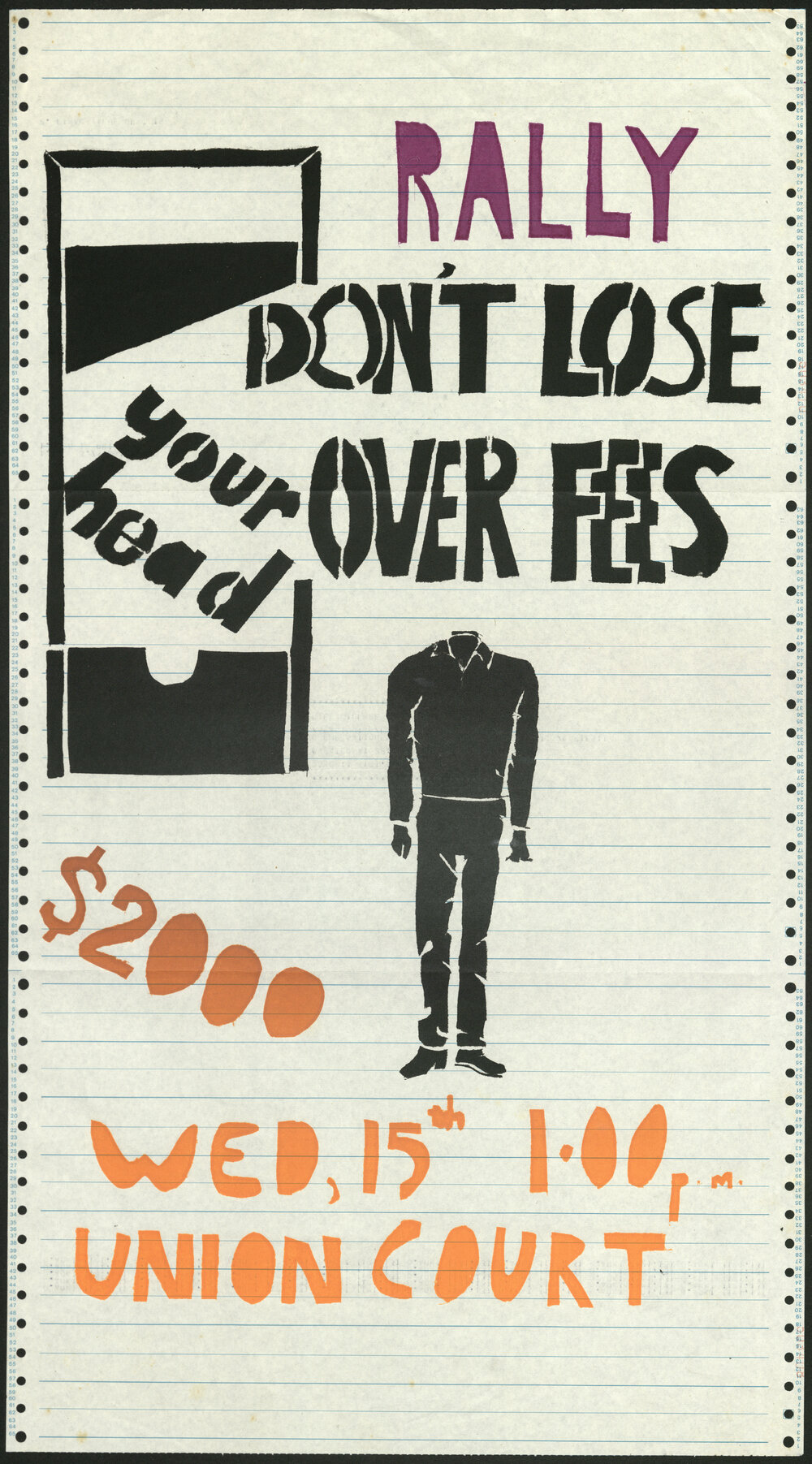 Don't Lose Your Head Over Fees Rally