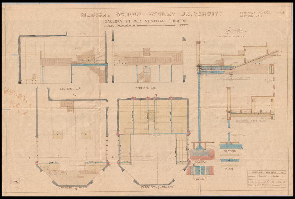 Medical School - Gallery in Old Vesalian Theatre