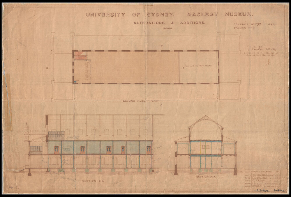 Macleay Museum - Alterations and Additions - Second Floor