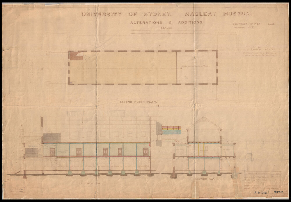 Macleay Museum - Alterations and Additions - Second Floor