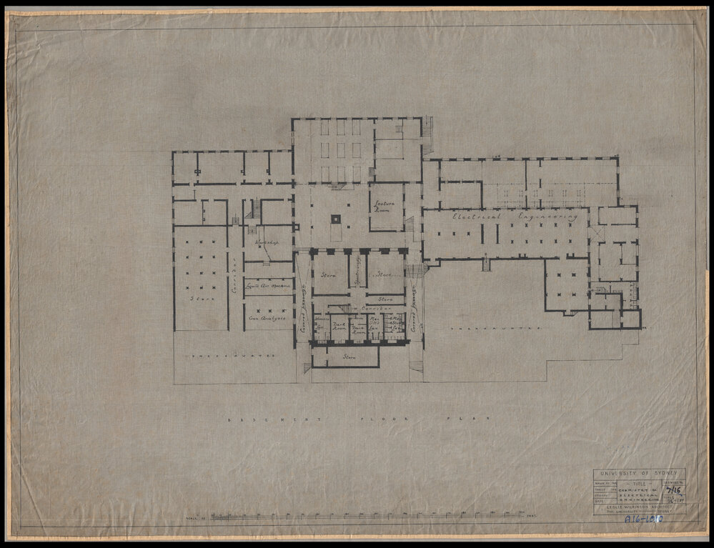 Chemical Laboratory - Badham Building - Chemistry and Electrical Engineering - Basement Floor