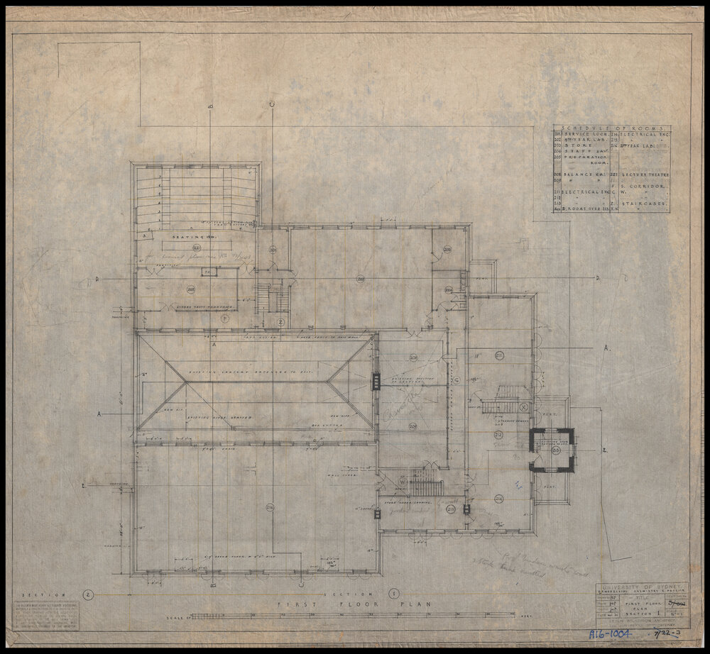 Chemical Laboratory - Badham Building - Remodelling Chemistry and Physics - First Floor