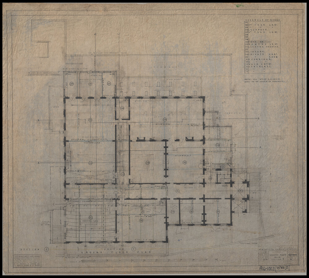Chemical Laboratory - Badham Building - Remodelling Chemistry and Physics - Ground Floor