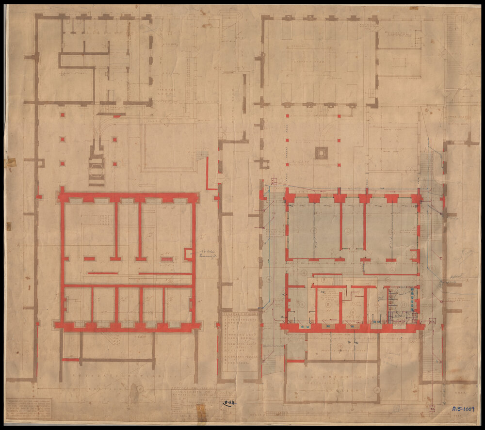 Chemical Laboratory - Pharmacy Building - Remodelling Chemistry and Physics - Foundation and Basement