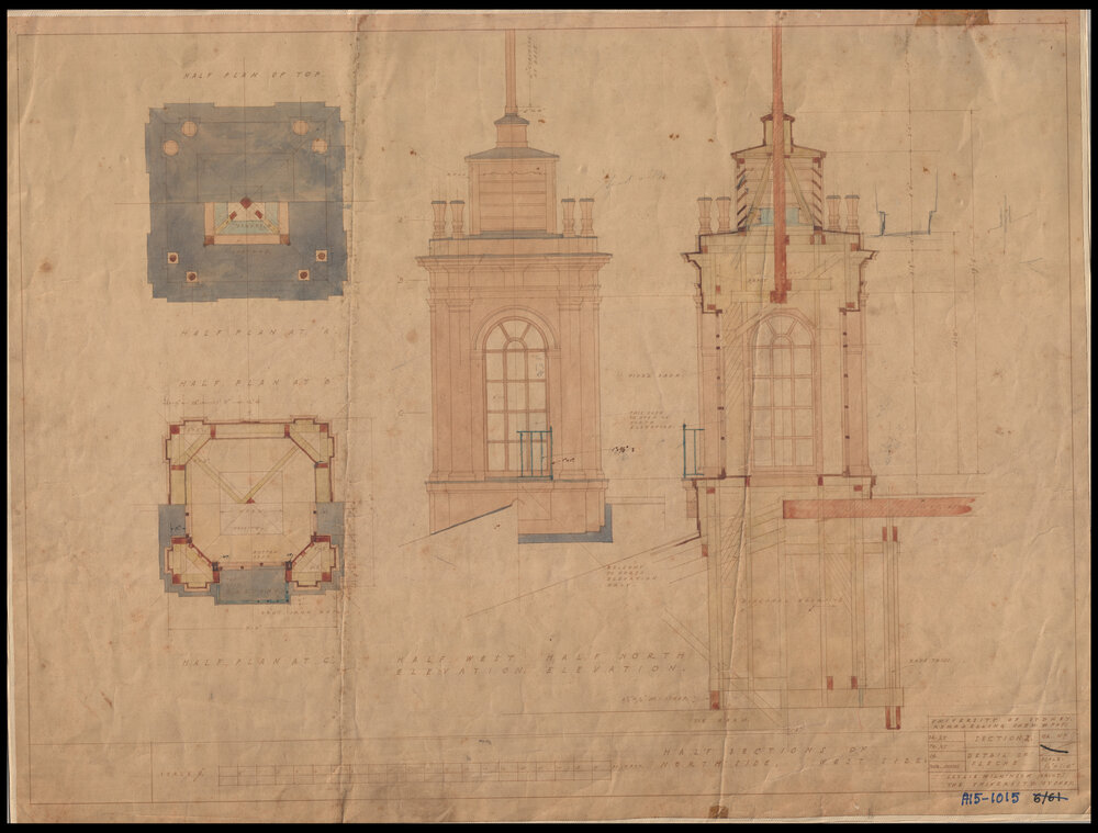 Chemical Laboratory - Pharmacy Building - Remodelling Chemistry and Physics - Detail of Fleche
