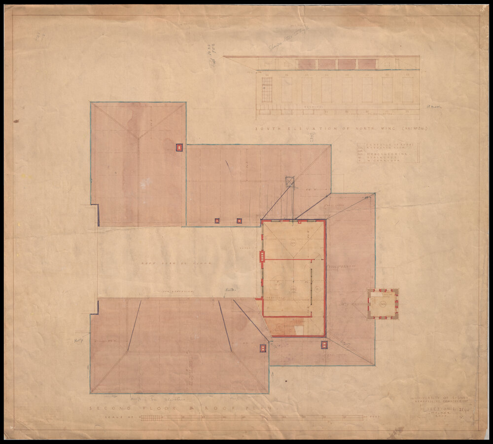 Chemical Laboratory - Pharmacy Building - Remodelling Chemistry and Physics - Second Floor and Roof