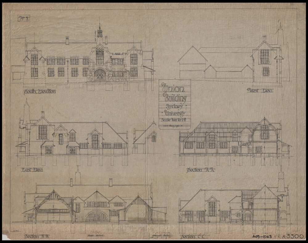 Union Building - Holme Building - Elevations and Sections