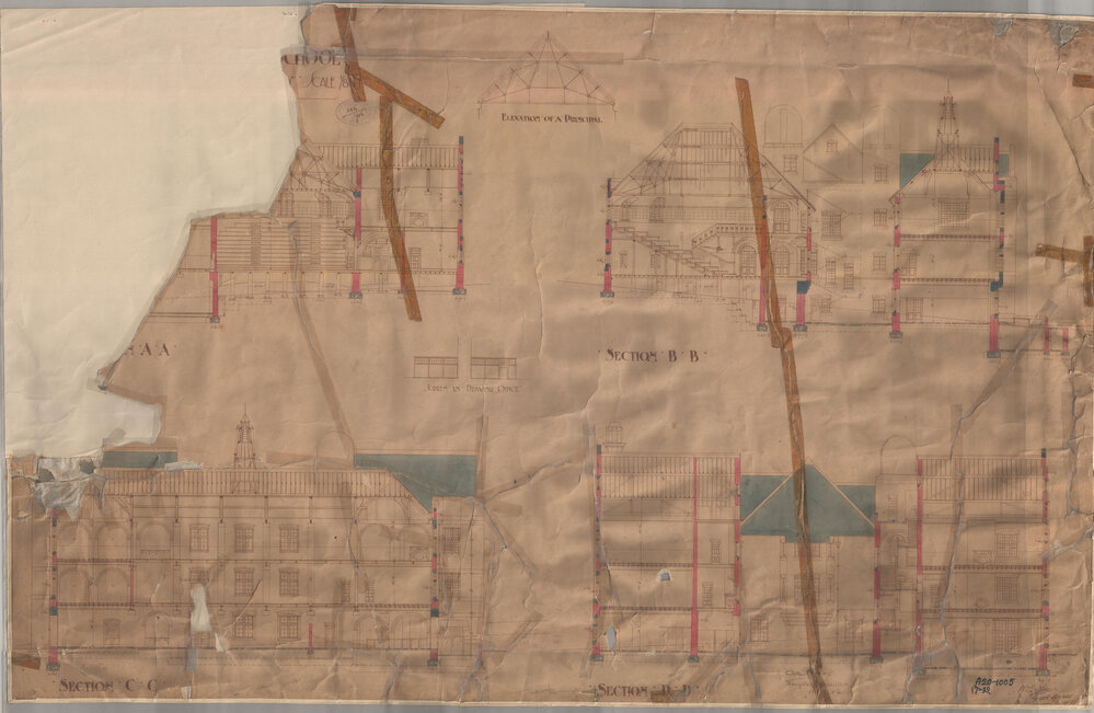 Engineering Building - John Woolley Building - Sections