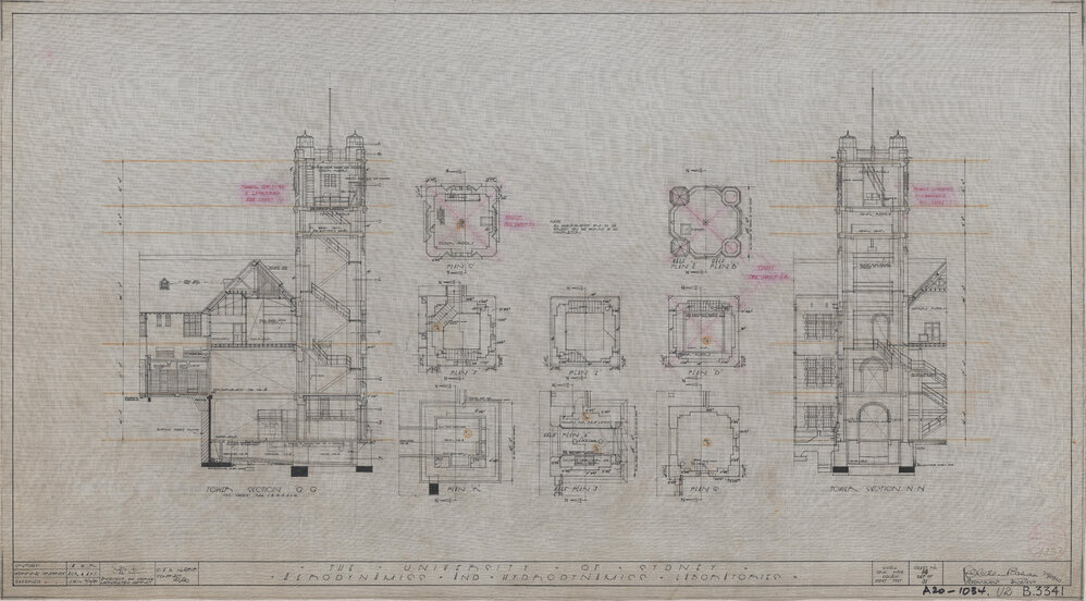 Engineering Building - John Woolley Building - Aerodynamics and Hydrodynamics Laboratories - Tower