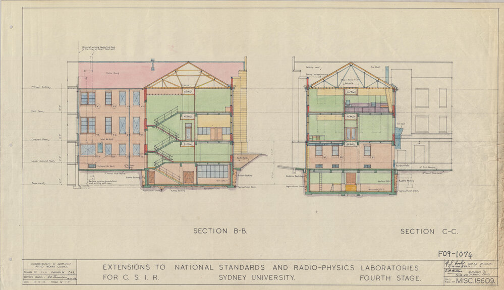 National Standards and Radio-Physics Laboratories for Council for Scientific and Industrial Research (CSIR) - Extensions - Sections B and C