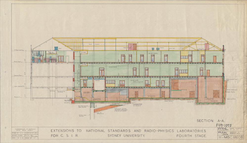 National Standards and Radio-Physics Laboratories for Council for Scientific and Industrial Research (CSIR) - Extensions - Section A