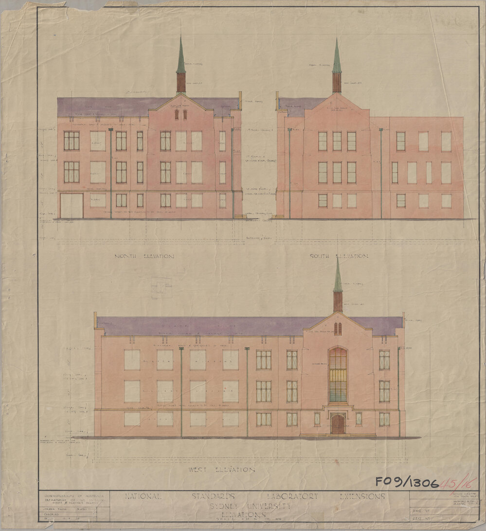 National Standards Laboratory for Council for Scientific and Industrial Research (CSIR) - Extensions - North, South and West Elevations