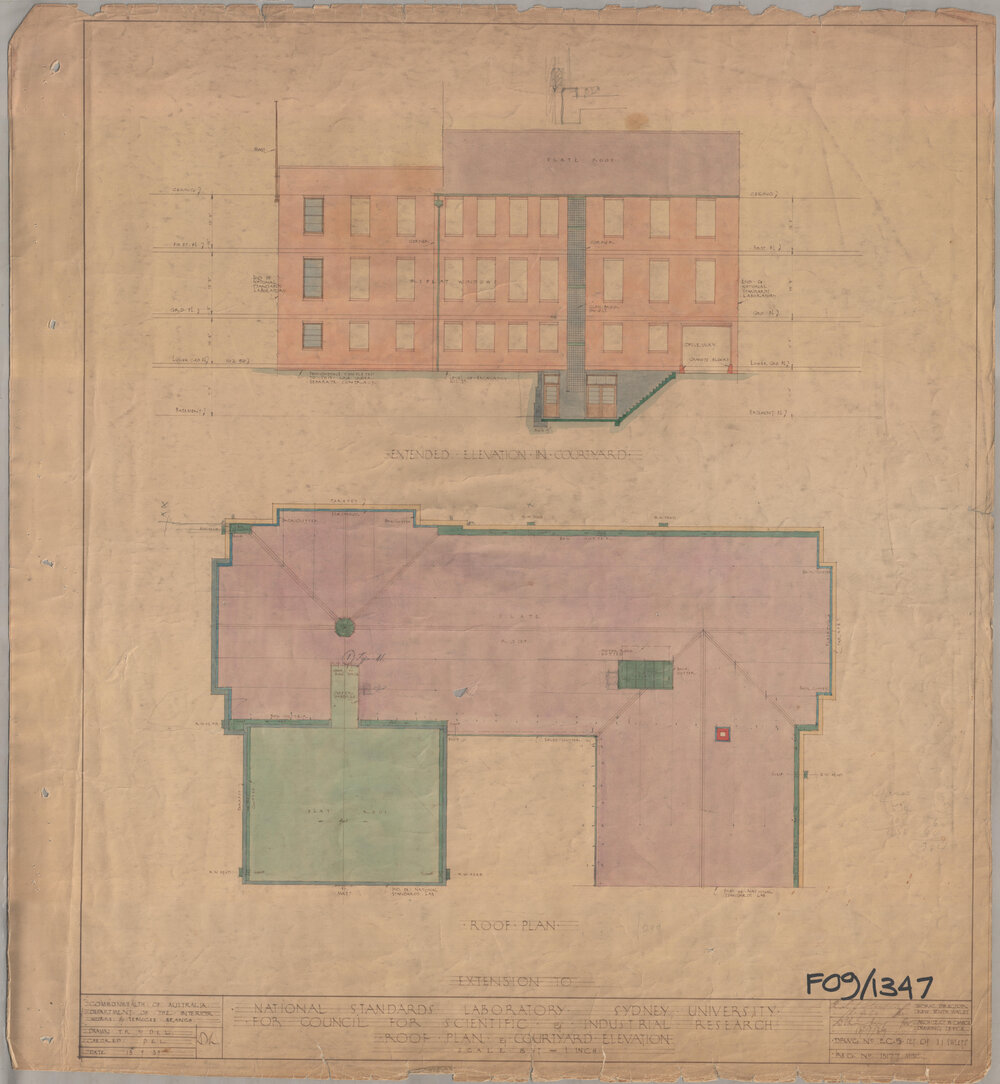 National Standards Laboratory for Council for Scientific and Industrial Research (CSIR) - Roof and Courtyard