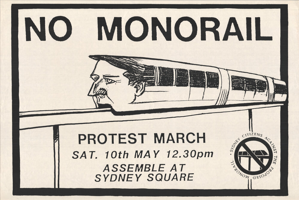 No Monorail: Protest March