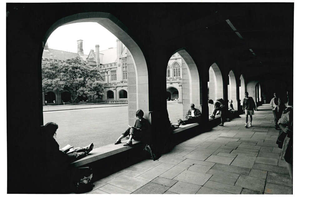 Students in the Quadrangle