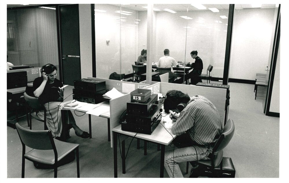 Students in the Sydney Conservatorium of Music Library