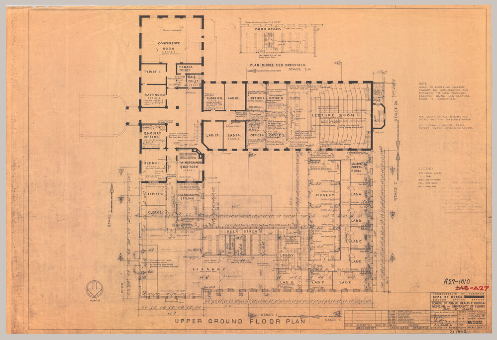 School of Public Health and Tropical Medicine - Edward Ford Building - Upper Ground Floor