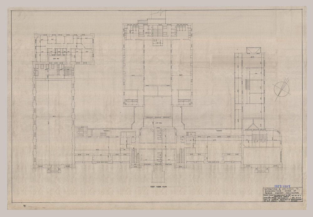 Institute Building (Incorrectly Labelled as Merewether Building) - Alterations and Additions - First Floor