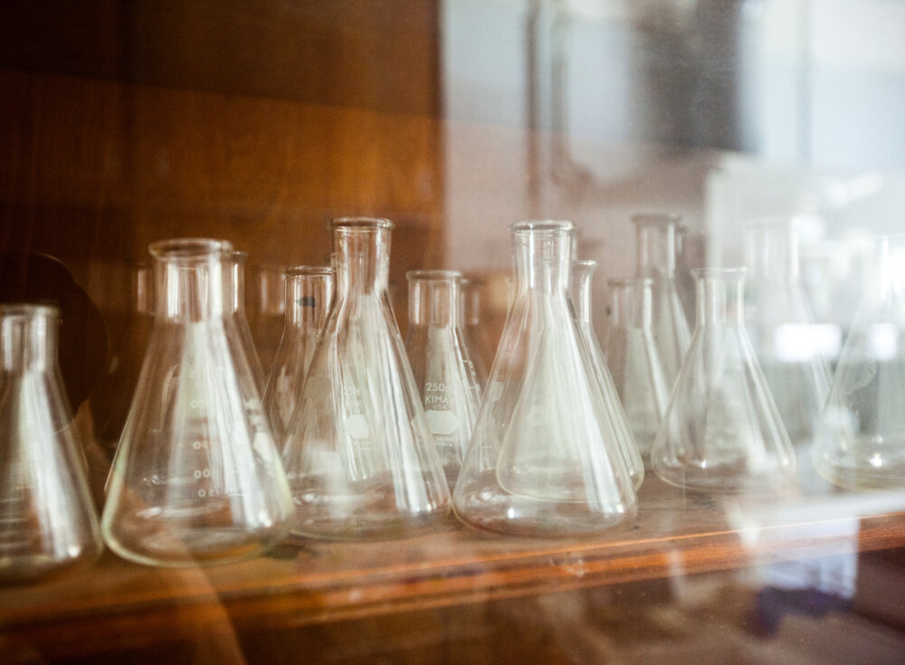 Glass Containers, Old Teachers College 