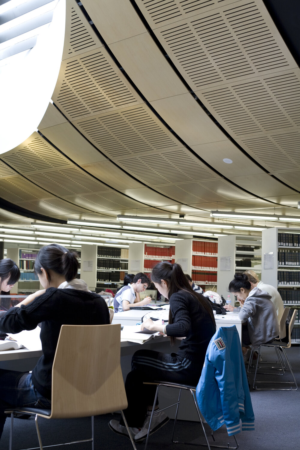 Students Studying in Herbert Smith Freehills Law Library