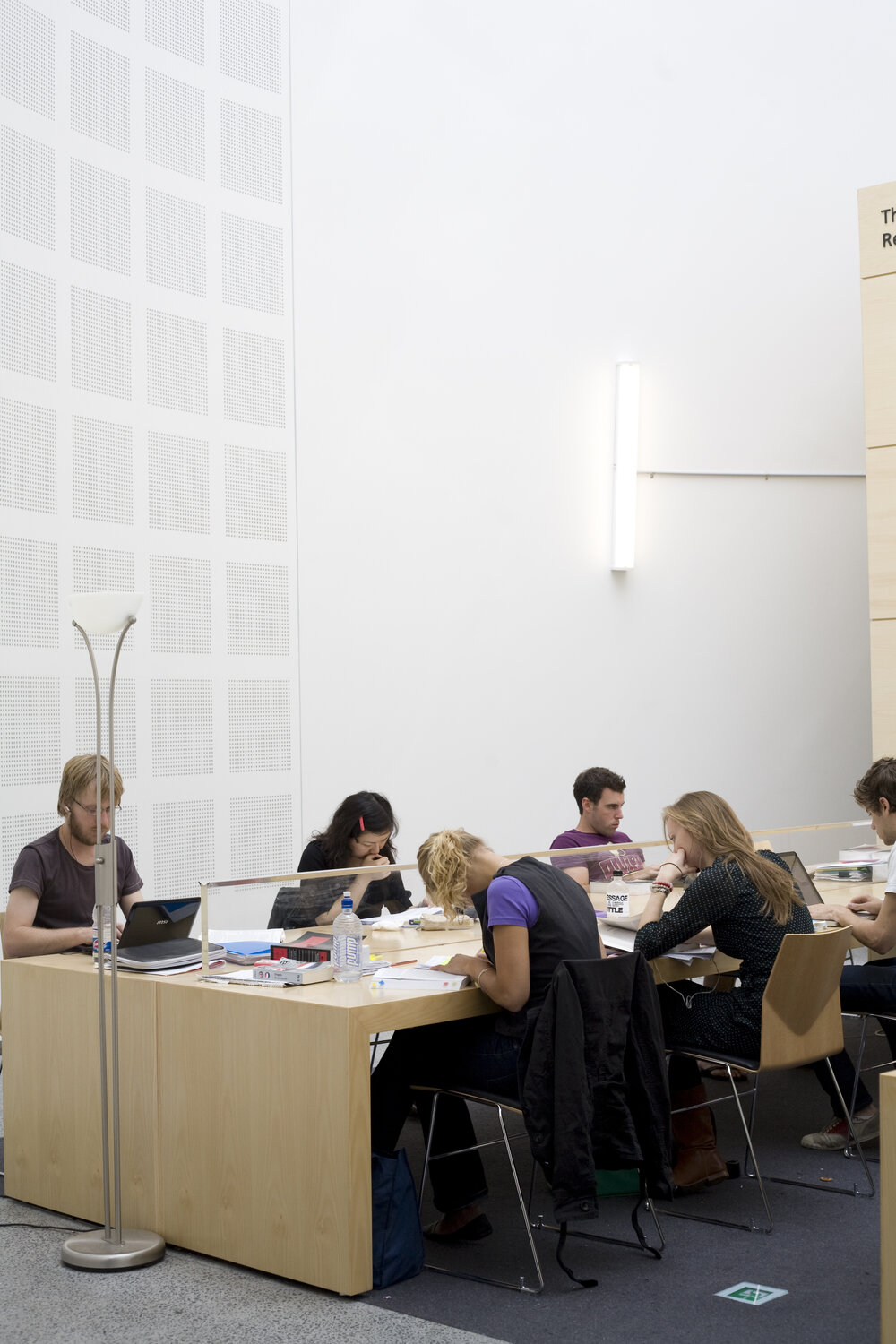 Students Studying in Herbert Smith Freehills Law Library