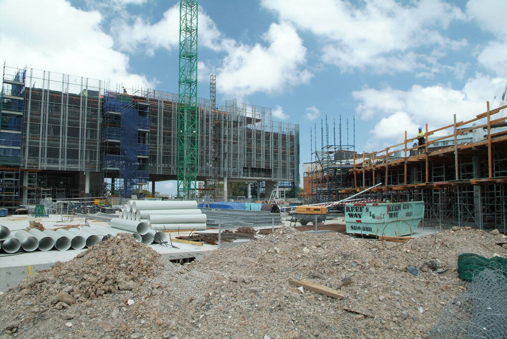 Construction Site for New Law Building