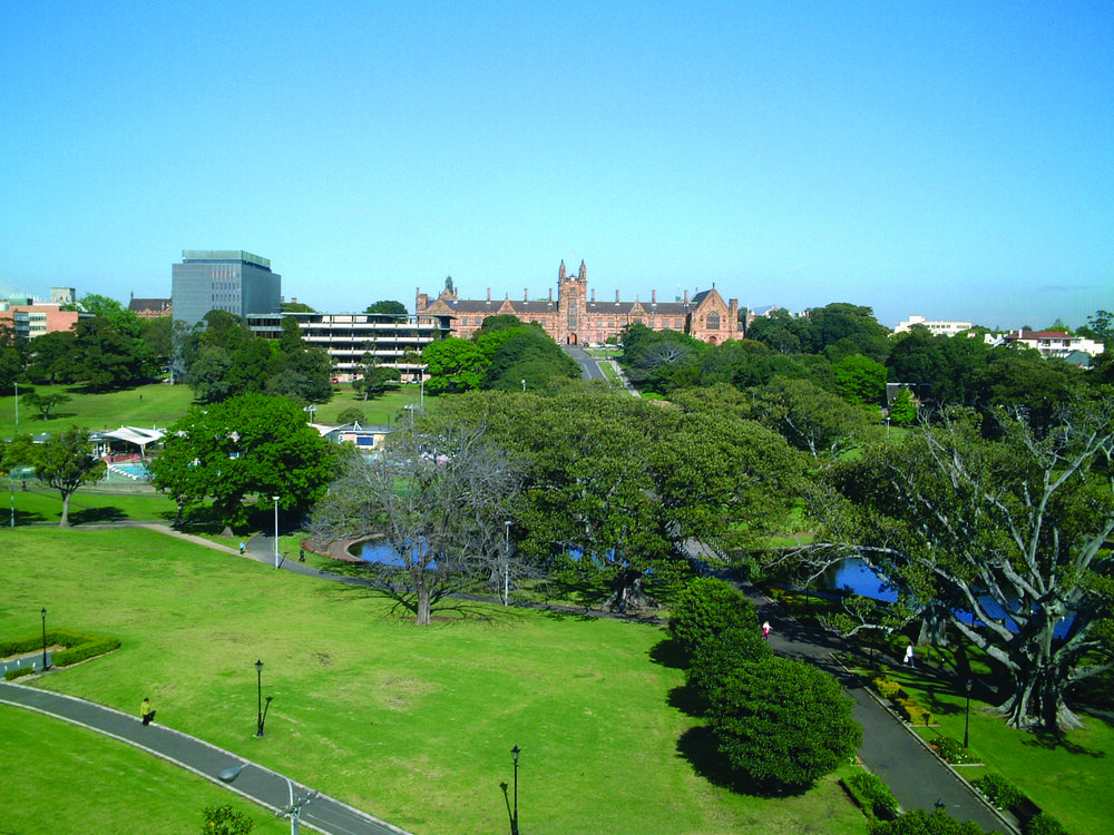 Aerial View of the University and Victoria Park