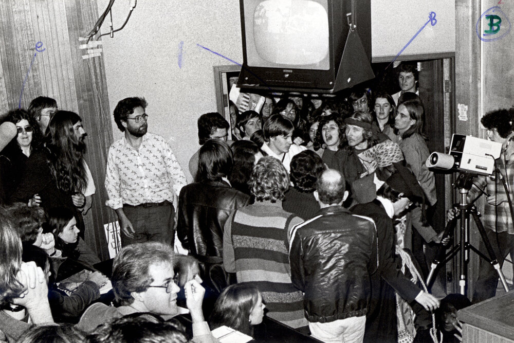 Demonstration in the Carslaw Lecture Theatre Against Lecture by Professor Eysenck