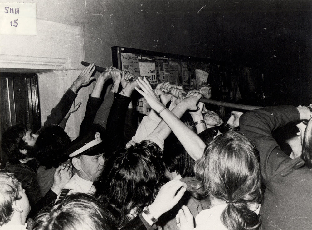 Demonstration Against Lecture by Professor Hans Eysenck
