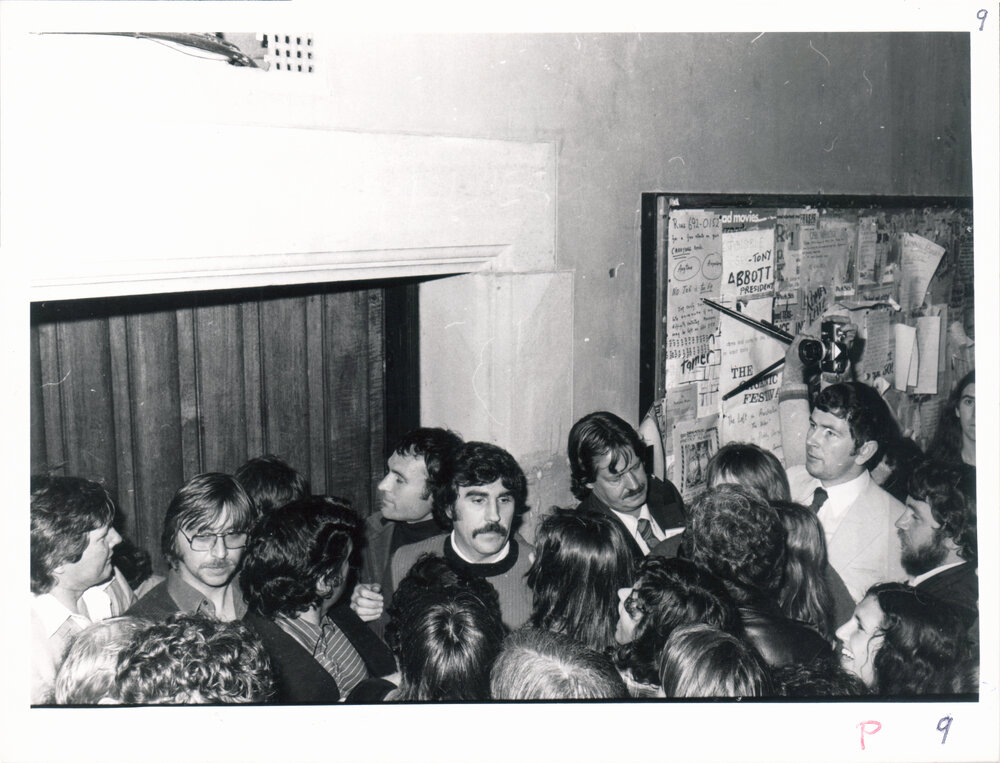Students Protesting Against Professor Hans Eysenck's Lecture