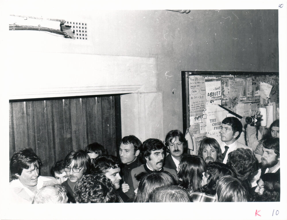 Students Protesting Against Professor Hans Eysenck's Lecture