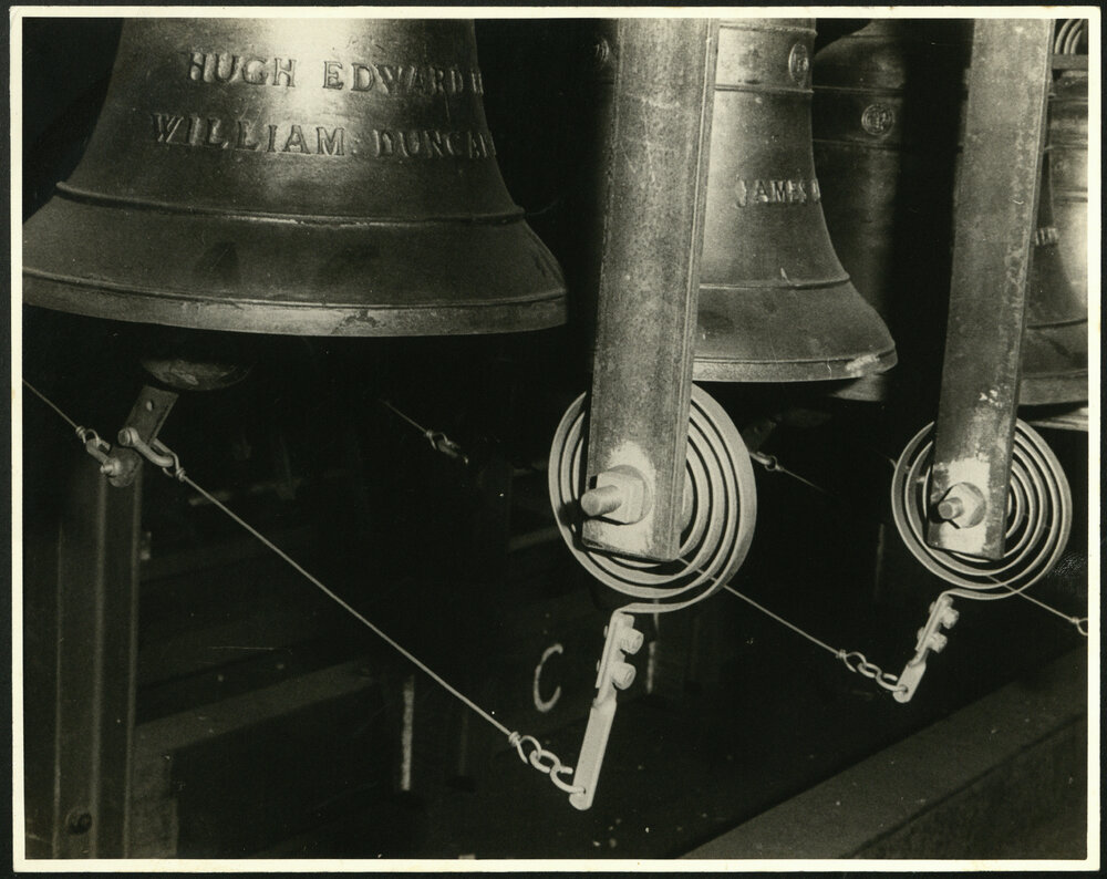 Close Up of Rebuilt Carillon Bells