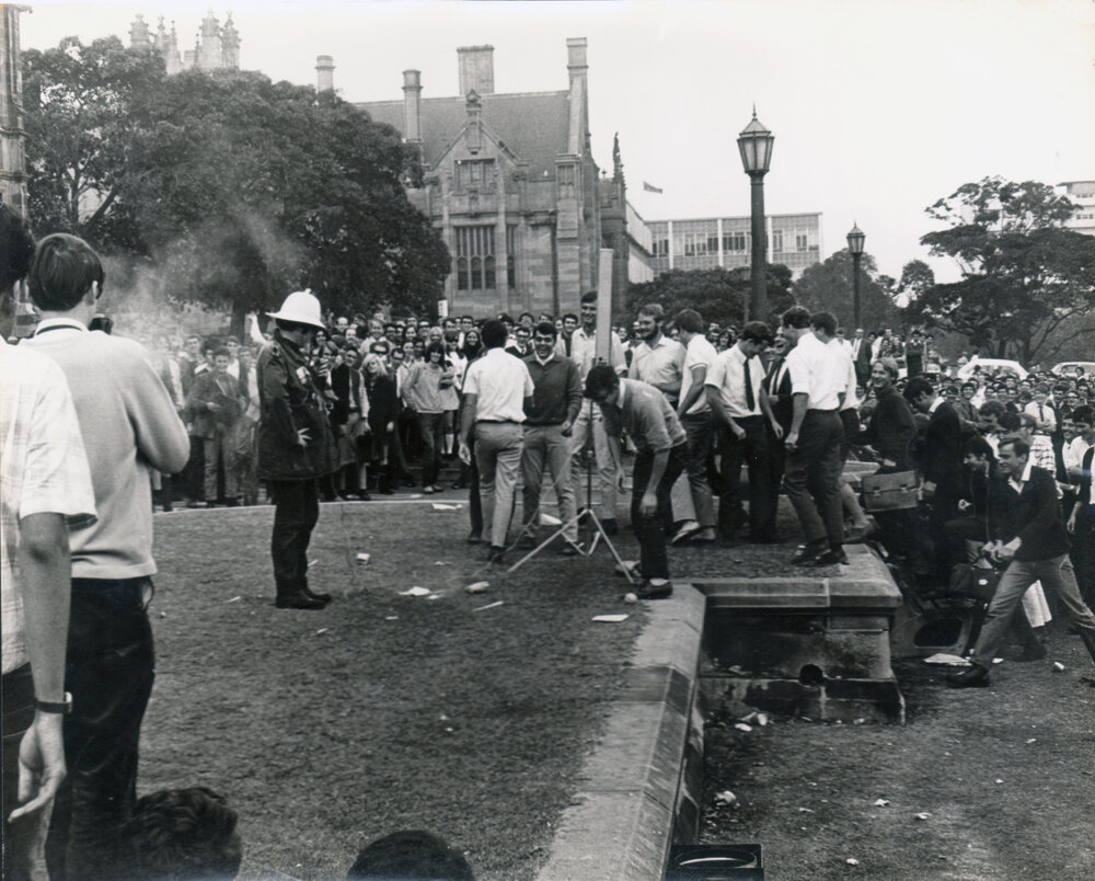 Anti-Conscription and Anti-War May Day Protest - Students Protesting the Vietnam War