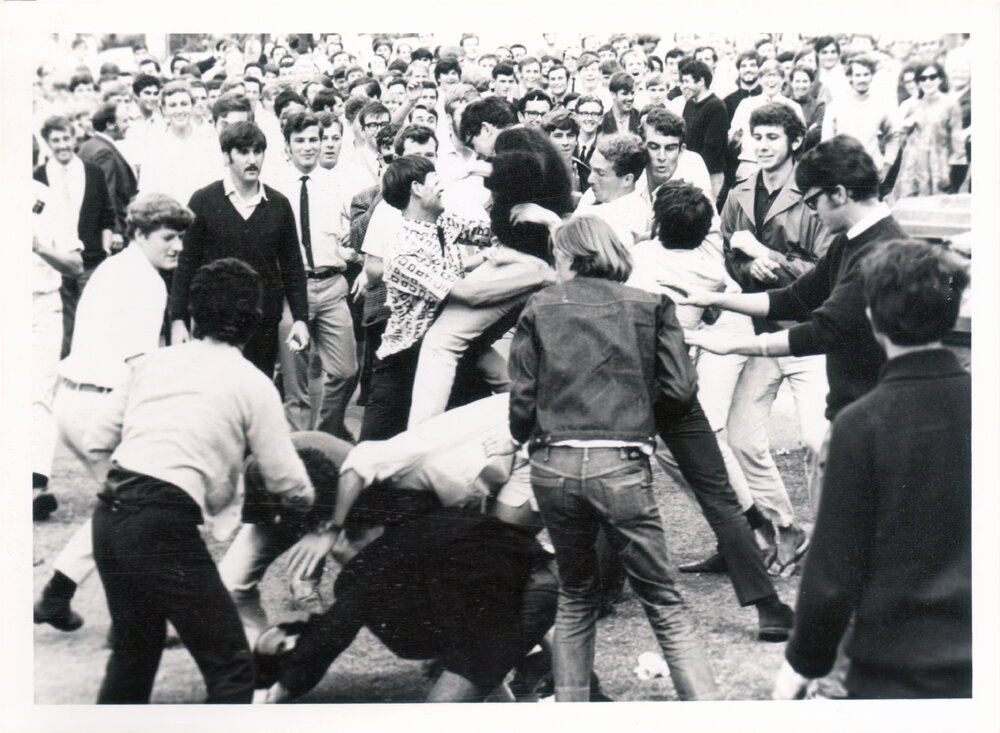 Anti-Conscription and Anti-War May Day Protest - Students Protesting the Vietnam War