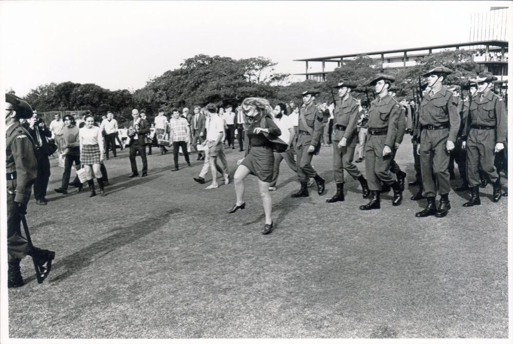 Anti-Conscription and Anti-War May Day Protest - Students Protesting the Vietnam War