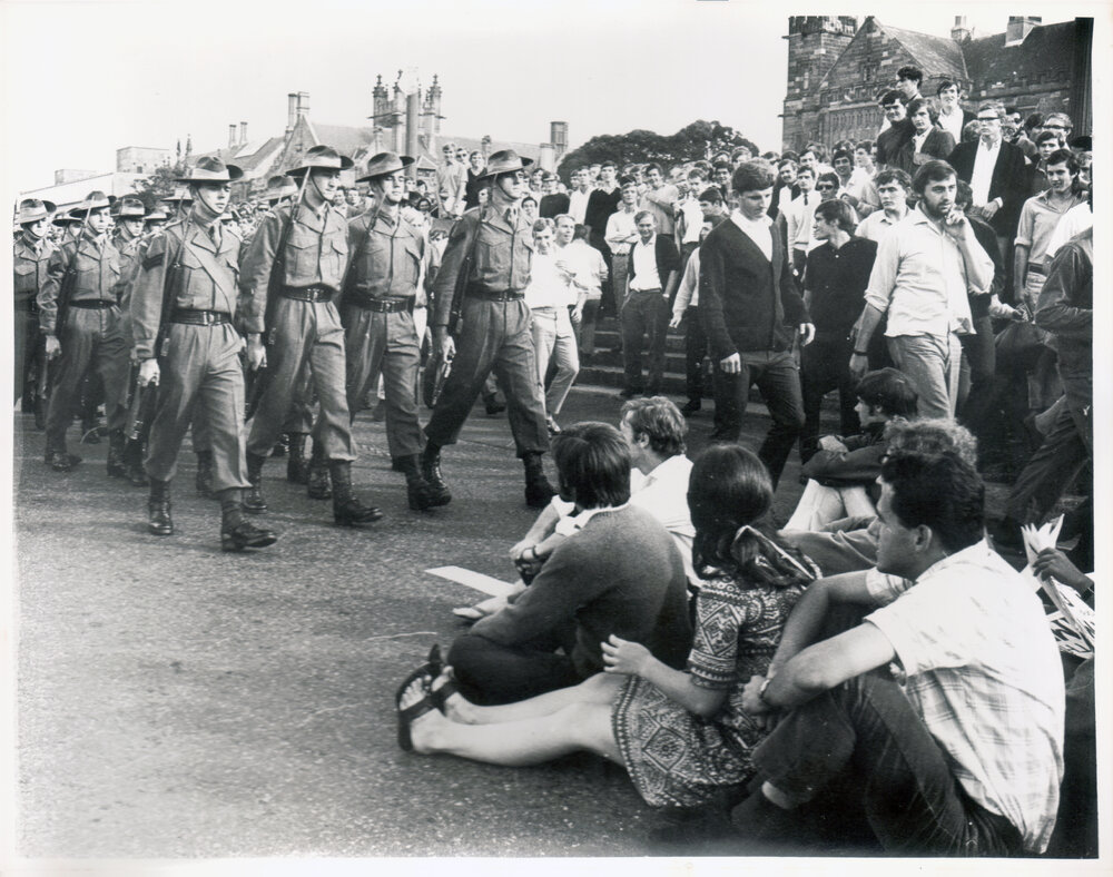 Anti-Conscription and Anti-War May Day Protest - Students Protesting the Vietnam War
