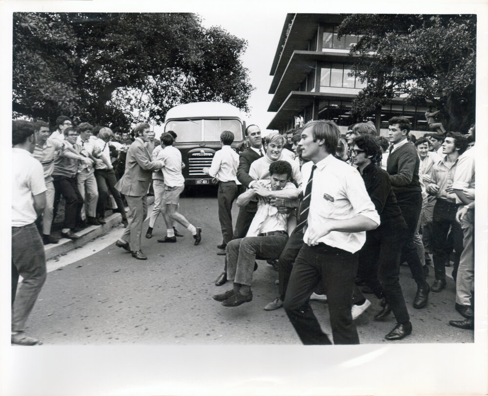 Anti-Conscription and Anti-War May Day Protest - Students Protesting the Vietnam War