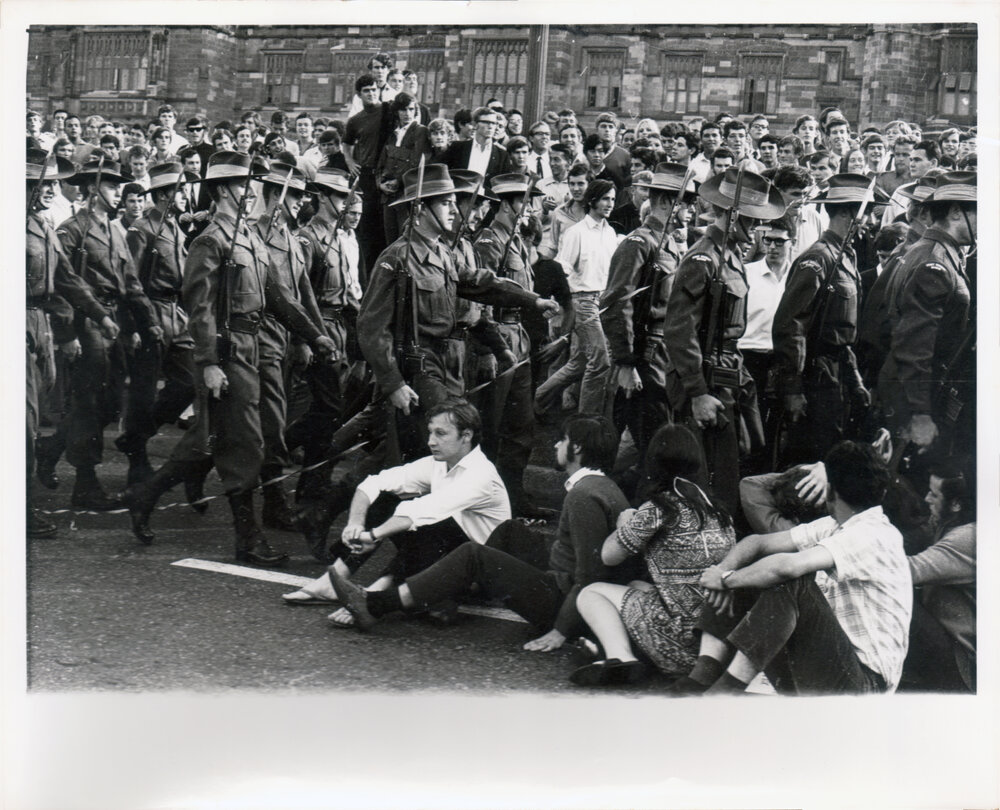 Anti-Conscription and Anti-War May Day Protest - Students Protesting the Vietnam War