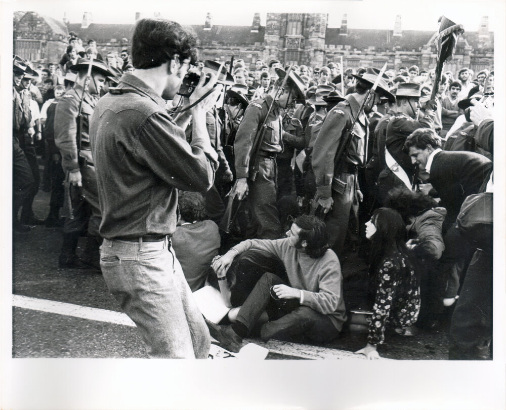 Anti-Conscription and Anti-War May Day Protest - Students Protesting the Vietnam War